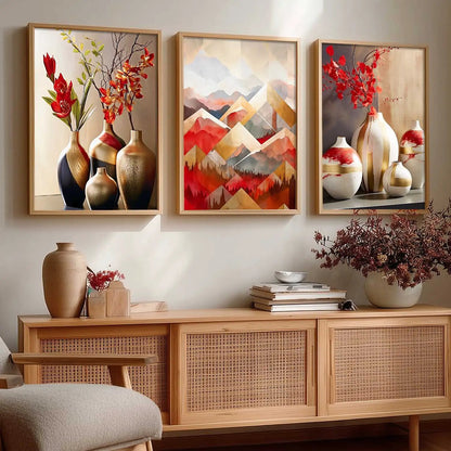 Modern   Wall  Art  Paintings for Living Room - Wall Poster With frames