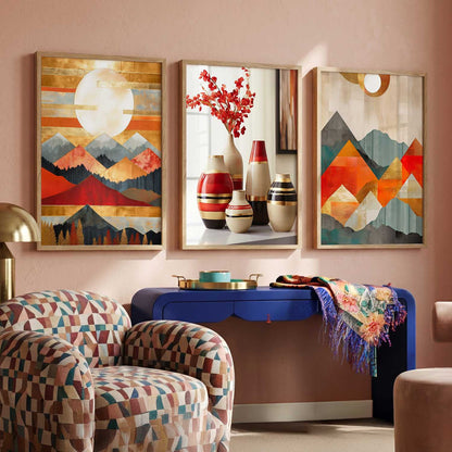 Modern  Wall  Art Paintings for Living Room - Wall Poster With frames