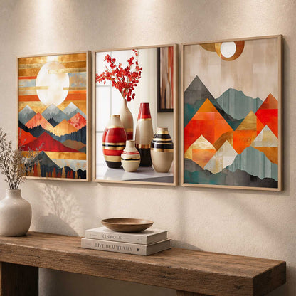 Modern  Wall  Art Paintings for Living Room - Wall Poster With frames