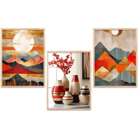 Modern  Wall  Art Paintings for Living Room - Wall Poster With frames