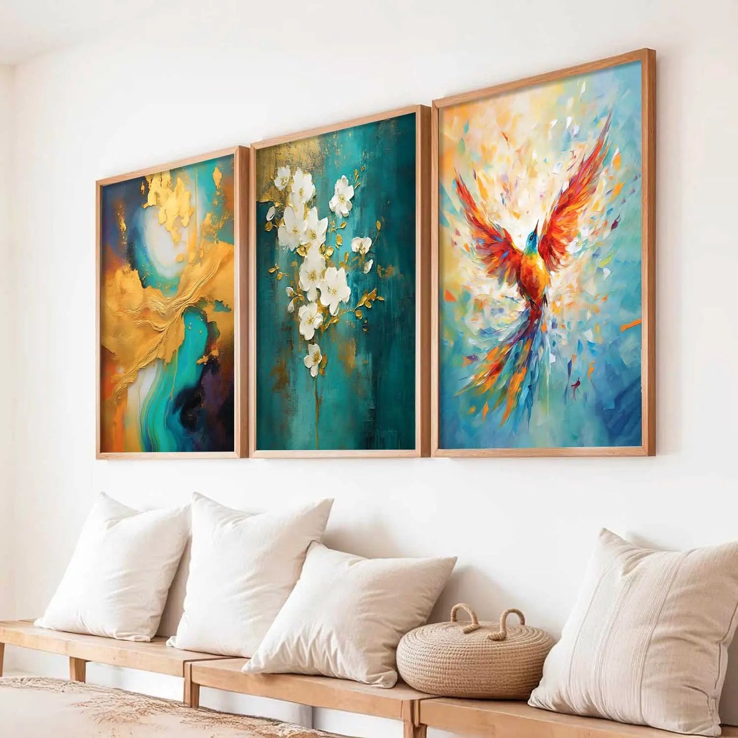 Modern Wall Art  Paintings for Living Room - Wall Poster With frames