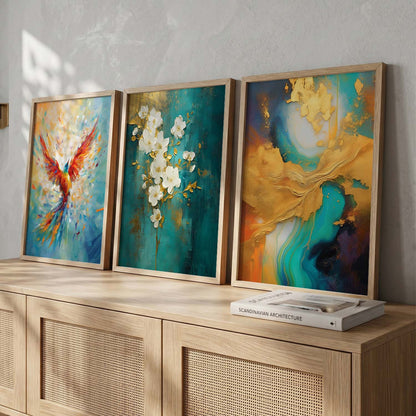 Modern Wall Art  Paintings for Living Room - Wall Poster With frames