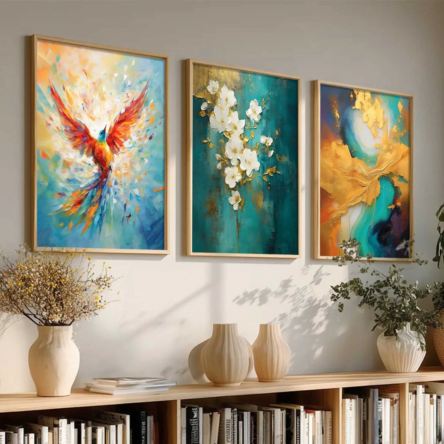 Modern Wall Art  Paintings for Living Room - Wall Poster With frames