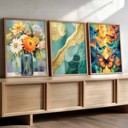 Modern Wall Art Paintings for Living Room - Wall Poster With frames by Kotart store