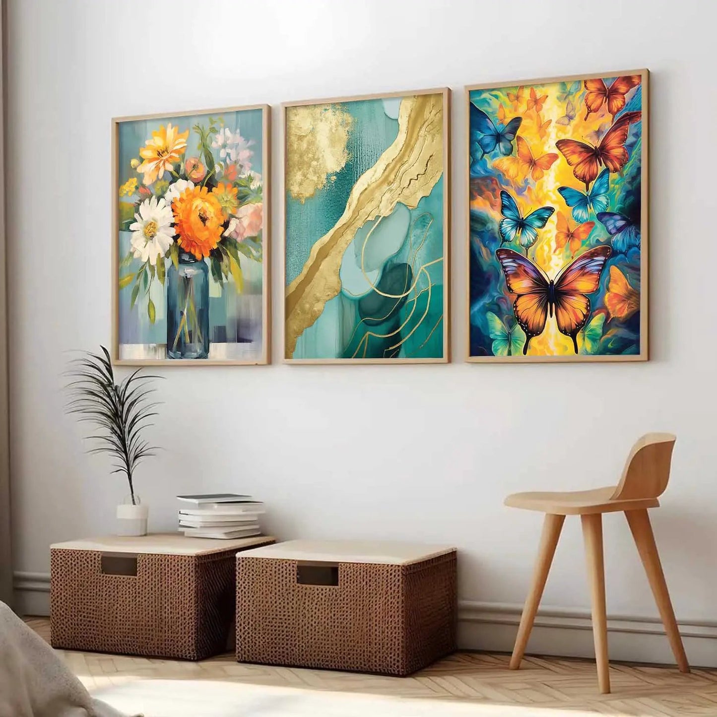 Modern Wall Art Paintings for Living Room - Wall Poster With frames by Kotart store