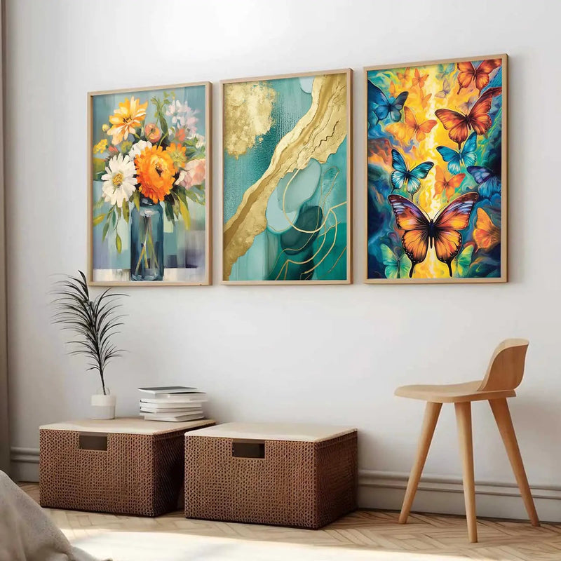 Modern Wall Art Paintings for Living Room - Wall Poster With frames by Kotart store