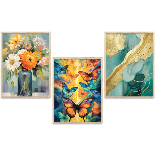 Modern  Wall Art Paintings for Living Room - Wall Poster With frames