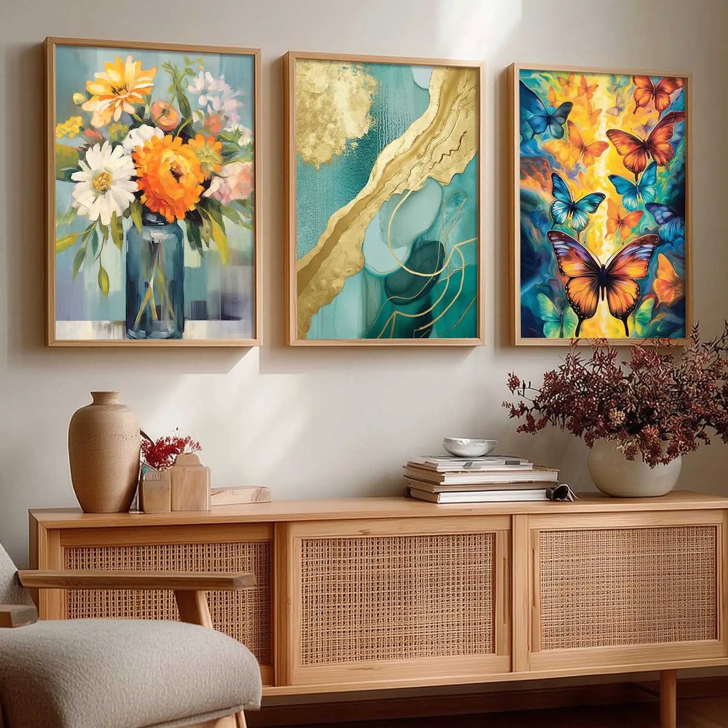 Modern Wall Art Paintings for Living Room - Wall Poster With frames by Kotart store