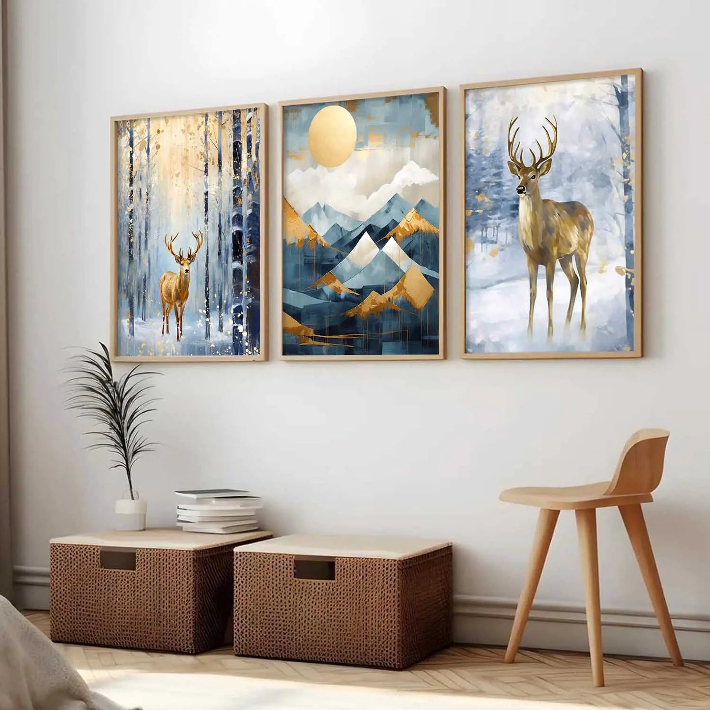 Modern Wall Art Paintings for Living Room - Wall Poster With frames by Kotart store