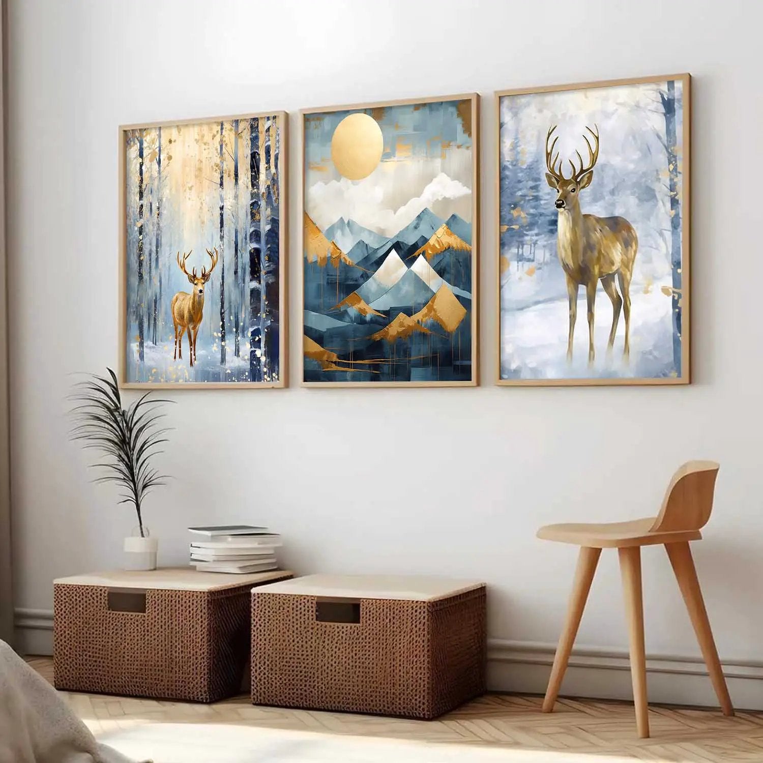 Modern Wall Art Paintings for Living Room - Wall Poster With frames by Kotart store
