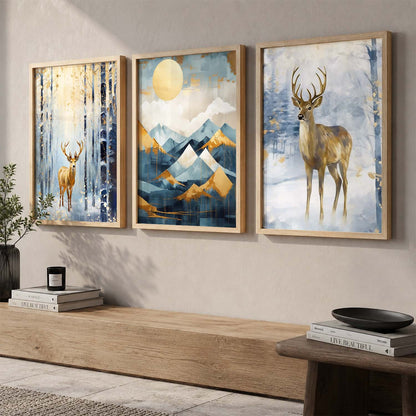 Modern Wall Art Paintings for Living Room - Wall Poster With frames