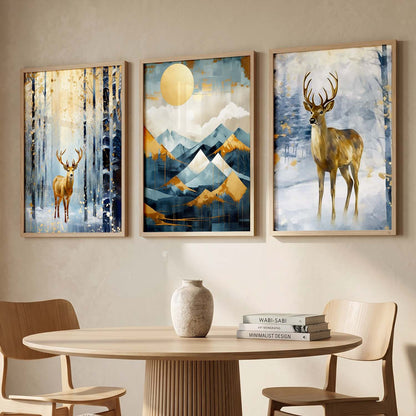 Modern Wall Art Paintings for Living Room - Wall Poster With frames