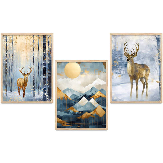 Modern  Wall  Art Paintings for Living Room - Wall Poster With frames