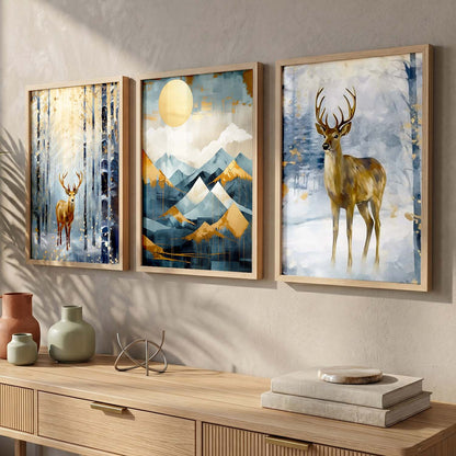 Modern Wall Art Paintings for Living Room - Wall Poster With frames