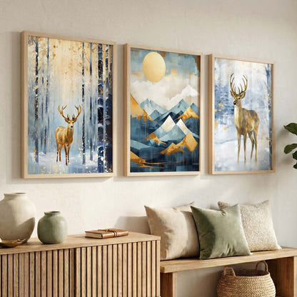 Modern Wall Art Paintings for Living Room - Wall Poster With frames