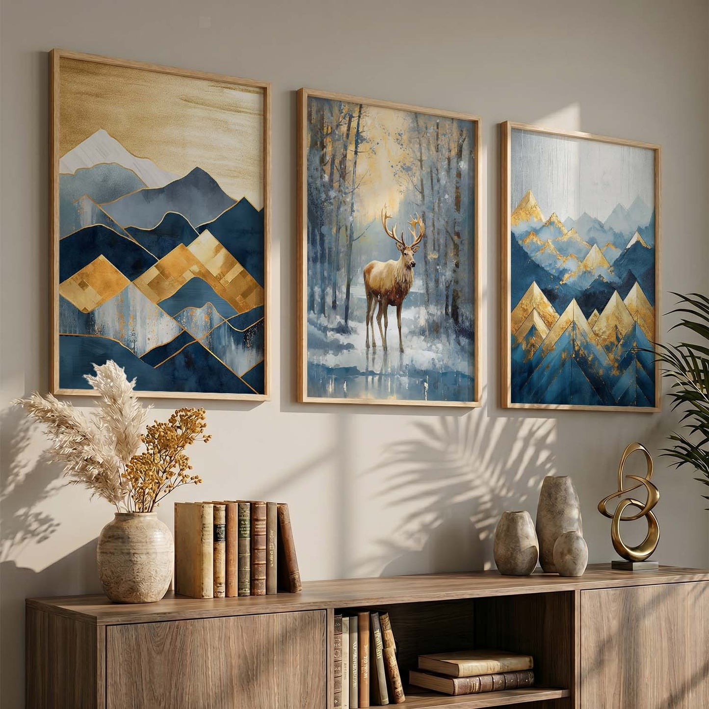 Modern  Wall Art Paintings for Living Room - Wall Poster With frames