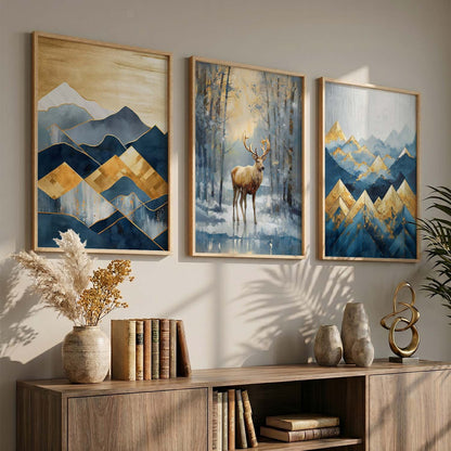 Modern  Wall Art Paintings for Living Room - Wall Poster With frames