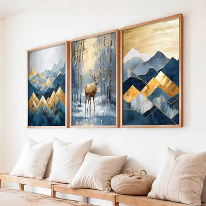 Modern Wall Art Paintings for Living Room - Wall Poster With frames by Kotart store