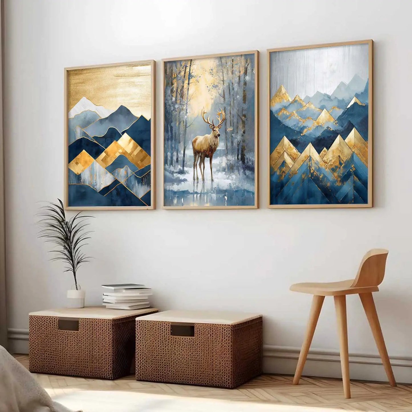 Modern Wall Art Paintings for Living Room - Wall Poster With frames by Kotart store