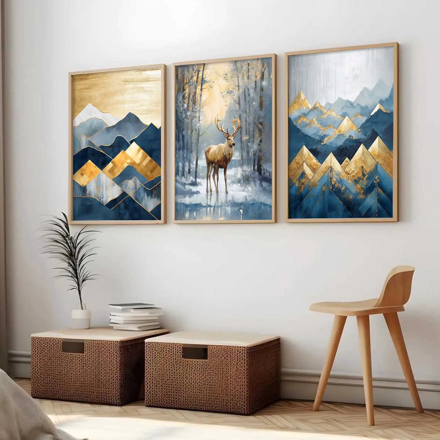 Modern Wall Art Paintings for Living Room - Wall Poster With frames by Kotart store
