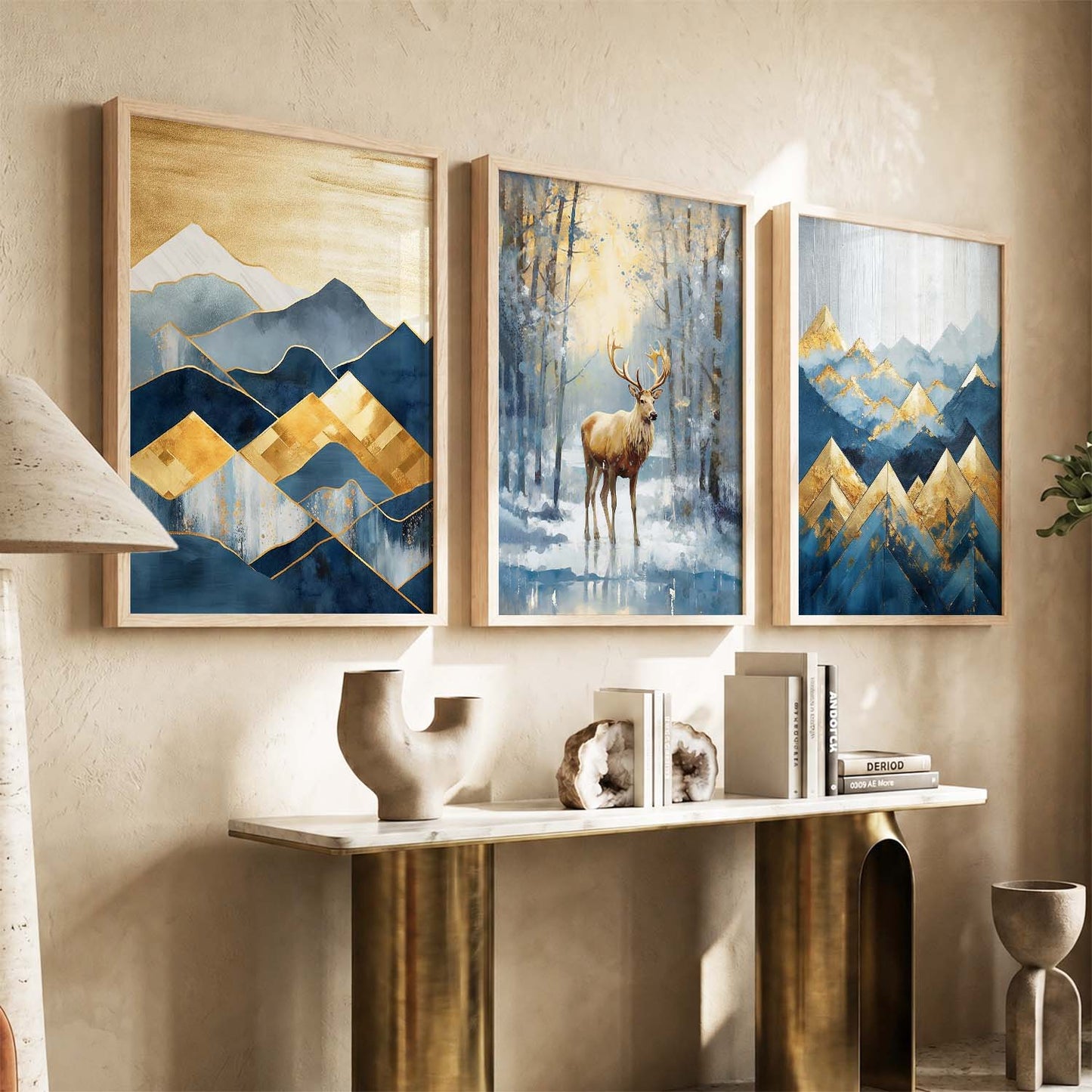 Modern  Wall Art Paintings for Living Room - Wall Poster With frames