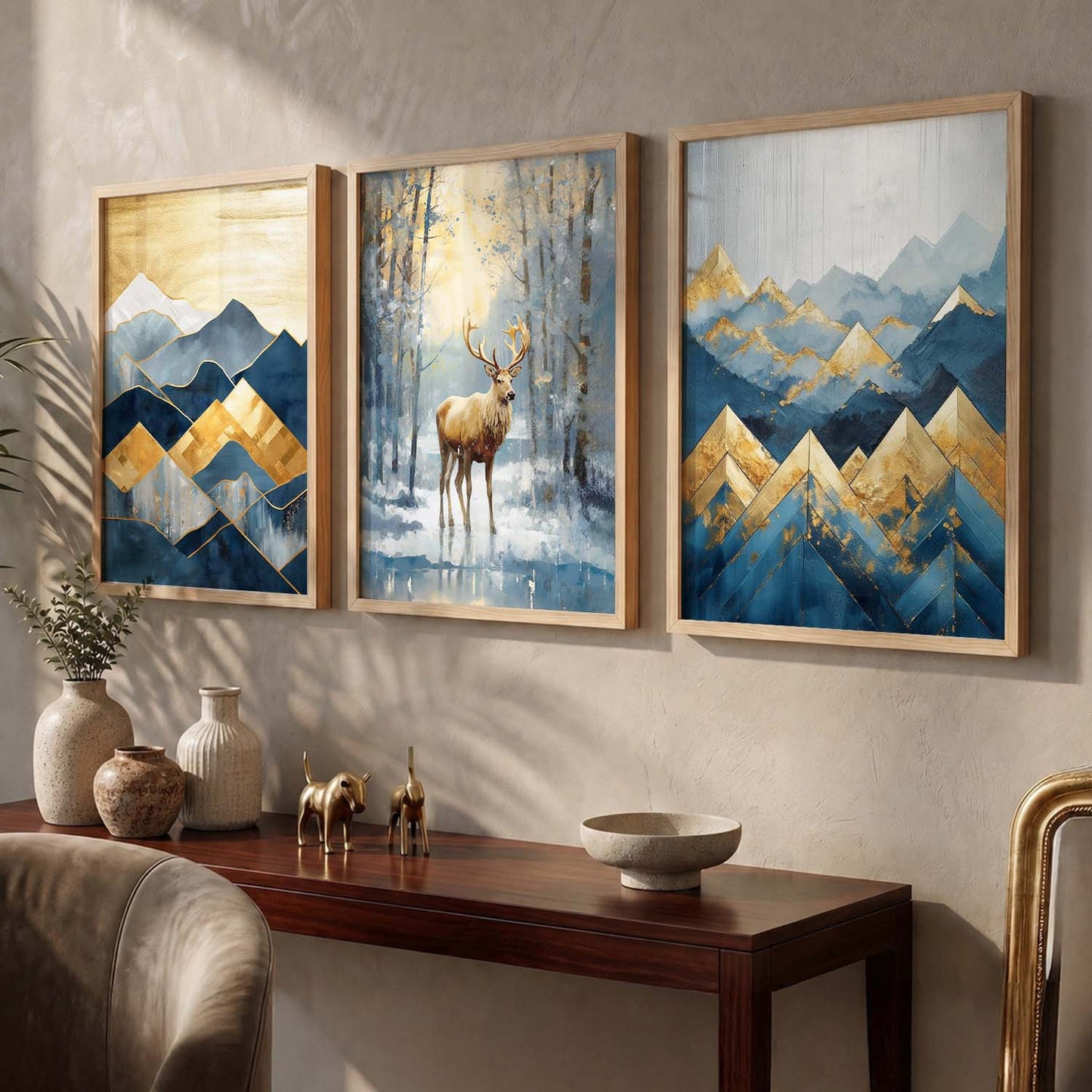 Modern  Wall Art Paintings for Living Room - Wall Poster With frames