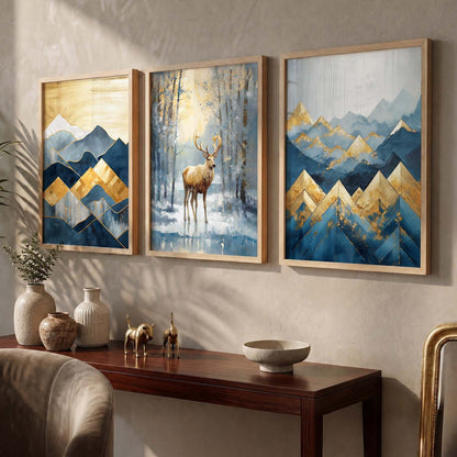 Modern  Wall Art Paintings for Living Room - Wall Poster With frames