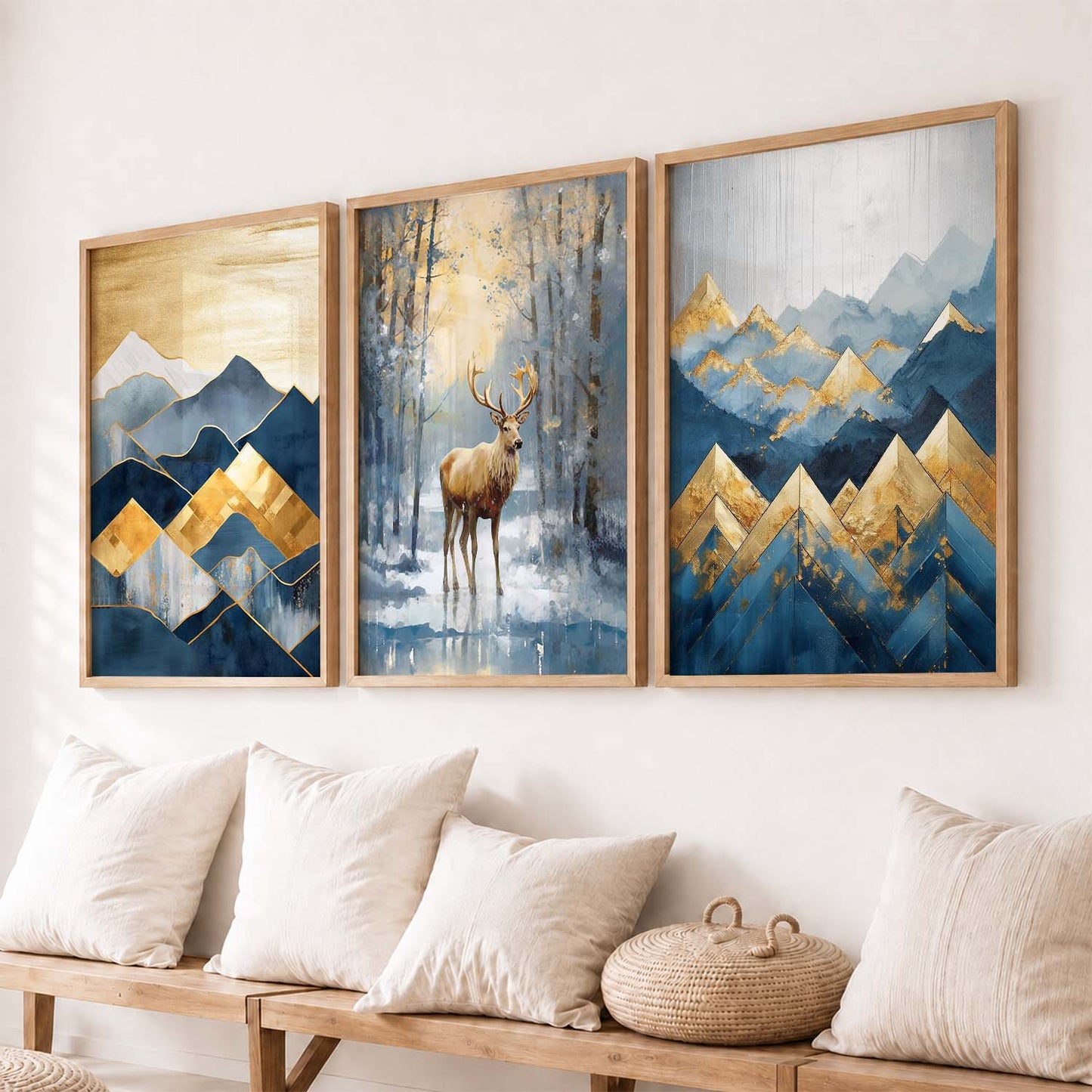 Modern  Wall Art Paintings for Living Room - Wall Poster With frames