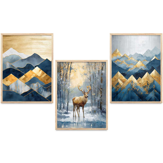 Modern  Wall Art Paintings for Living Room - Wall Poster With frames