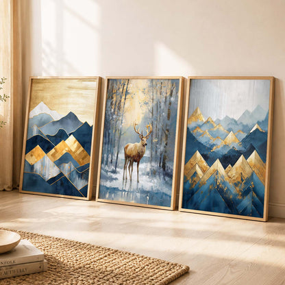 Modern  Wall Art Paintings for Living Room - Wall Poster With frames