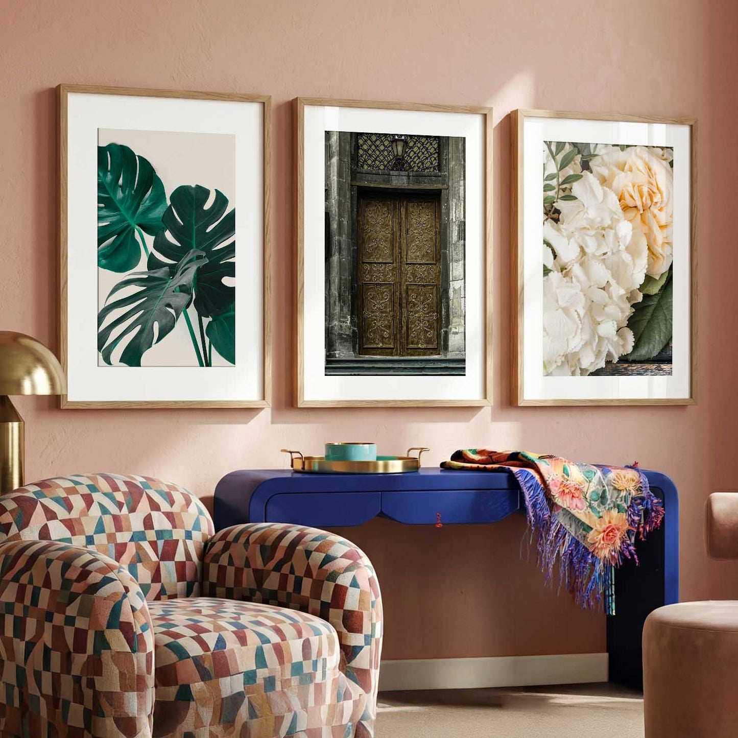 Floral    Wall  Art  Paintings for Living Room - Wall Poster With frames
