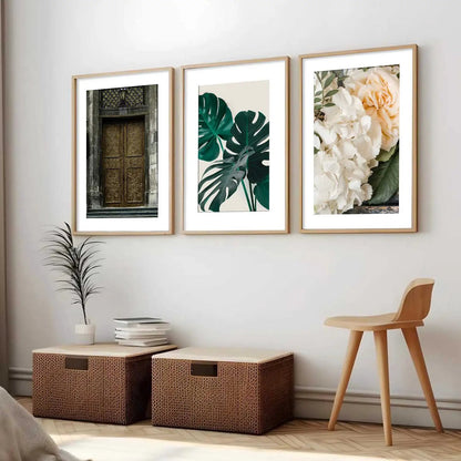 Floral    Wall  Art  Paintings for Living Room - Wall Poster With frames