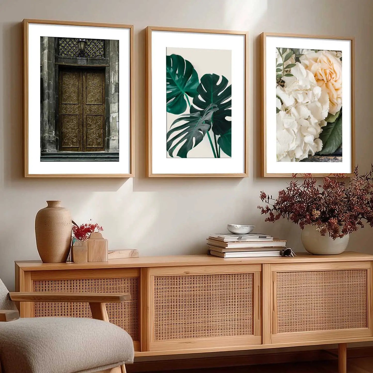 Floral    Wall  Art  Paintings for Living Room - Wall Poster With frames