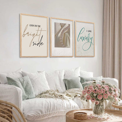 Quote  Wall Art Paintings for Living Room - Wall Poster With frames
