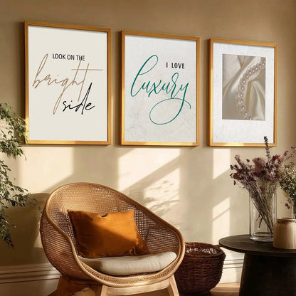 Quote Wall Art Paintings for Living Room - Wall Poster With frames by Kotart store
