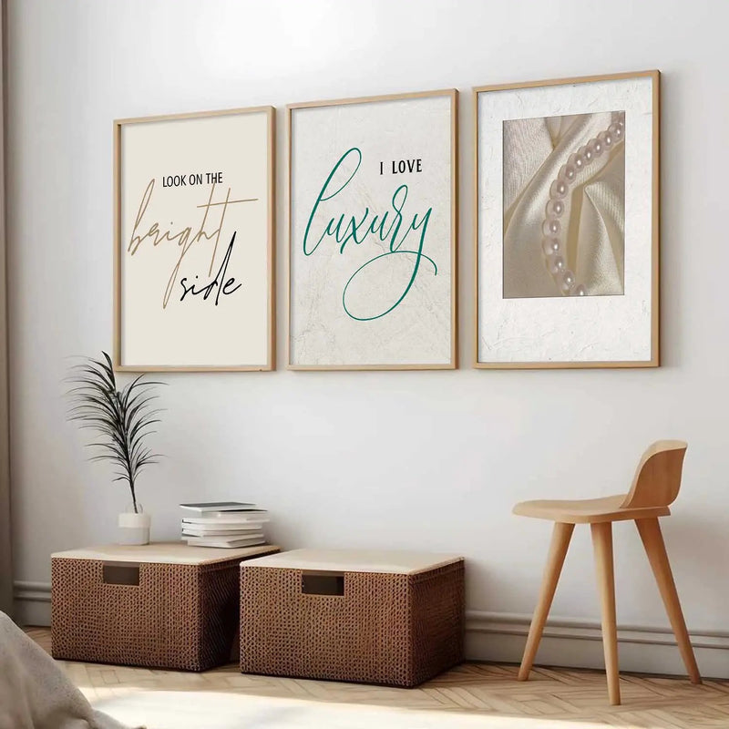 Quote Wall Art Paintings for Living Room - Wall Poster With frames by Kotart store