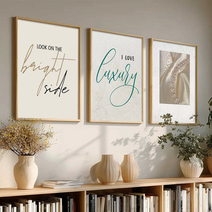 Quote Wall Art Paintings for Living Room - Wall Poster With frames by Kotart store