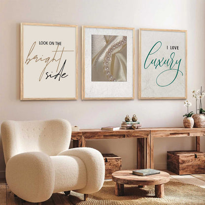 Quote  Wall Art Paintings for Living Room - Wall Poster With frames
