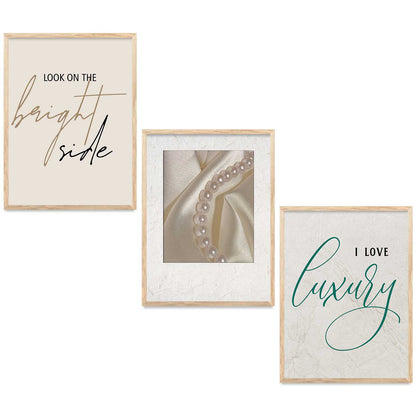 Quote  Wall Art Paintings for Living Room - Wall Poster With frames