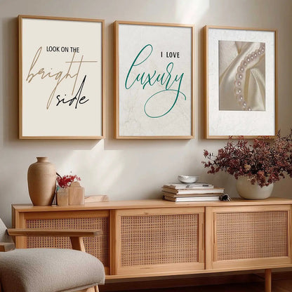 Quote Wall Art Paintings for Living Room - Wall Poster With frames by Kotart store