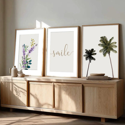 Floral   Wall  Art  Paintings for Living Room - Wall Poster With frames