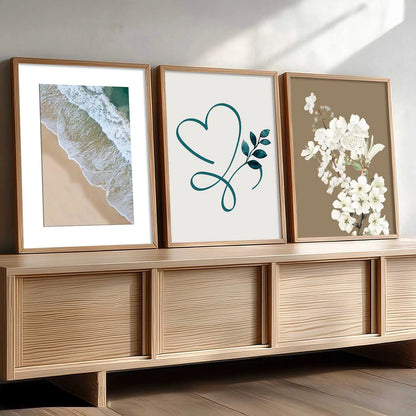 Floral  Wall  Art  Paintings for Living Room - Wall Poster With frames