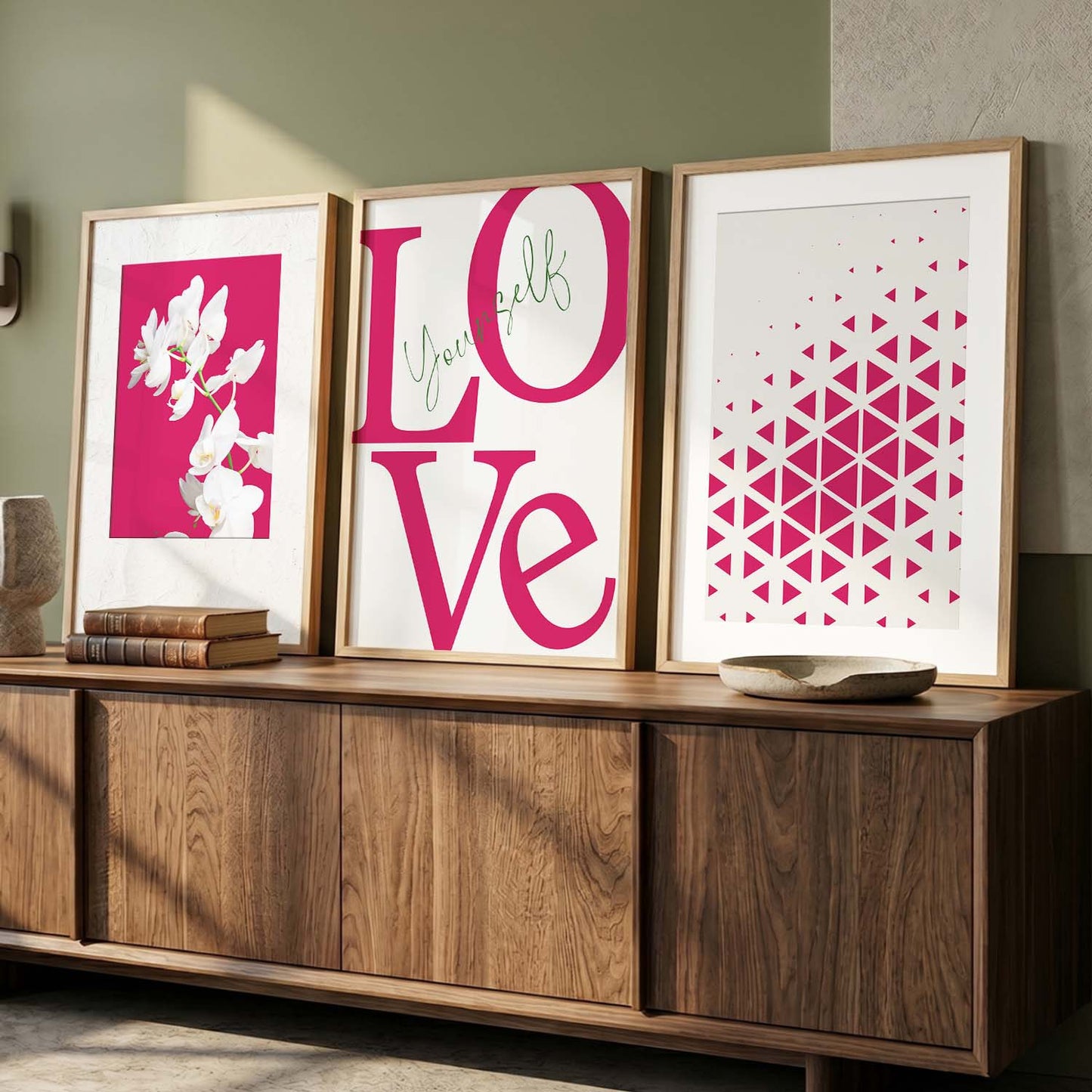 Floral   Wall  Art  Paintings for Living Room - Wall Poster With frames