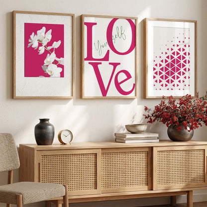 Floral   Wall  Art  Paintings for Living Room - Wall Poster With frames