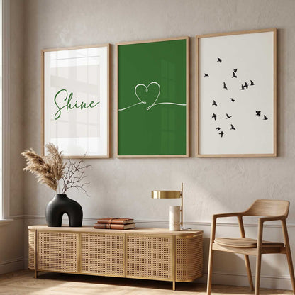 Boho  Wall  Art  Paintings for Living Room - Wall Poster With frames