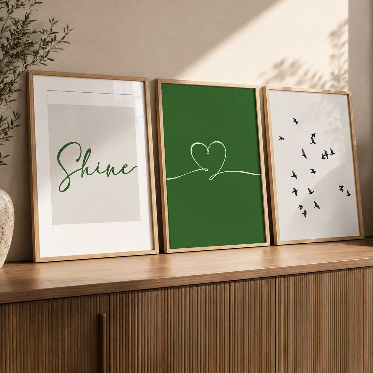 Boho  Wall  Art  Paintings for Living Room - Wall Poster With frames