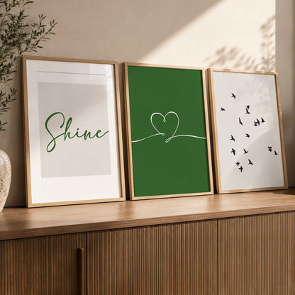 Boho  Wall  Art  Paintings for Living Room - Wall Poster With frames