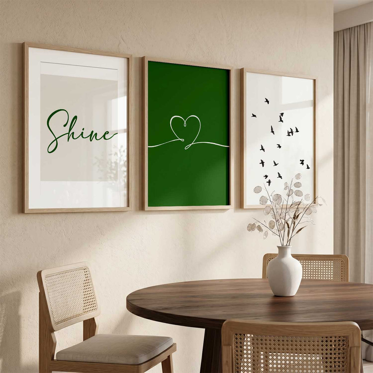 Boho  Wall  Art  Paintings for Living Room - Wall Poster With frames