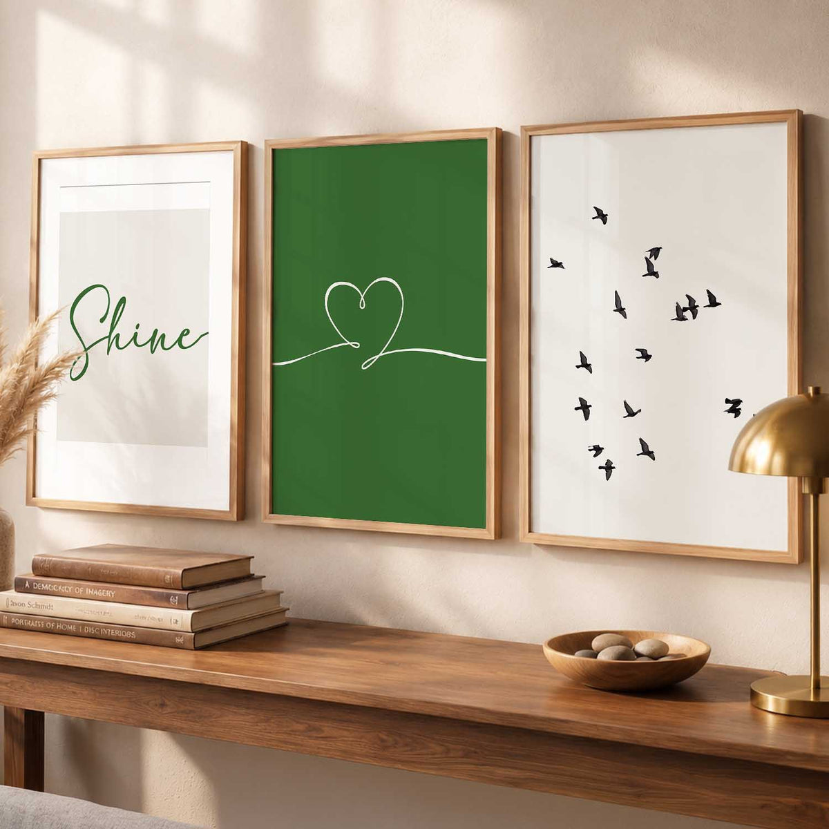 Boho  Wall  Art  Paintings for Living Room - Wall Poster With frames