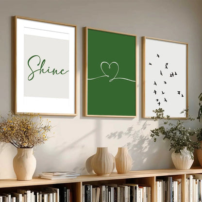 Boho  Wall  Art  Paintings for Living Room - Wall Poster With frames